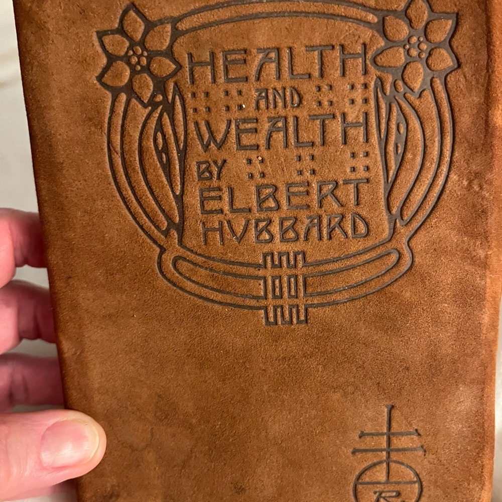 Vintage Book Page by Elbert Hubbard